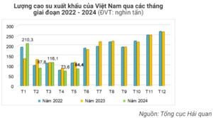 5 tháng, xuất khẩu cao su sang Sri Lanka tăng hơn 430% về lượng và 530% về trị giá