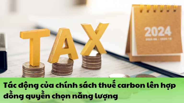 Tác động của chính sách thuế carbon lên hợp đồng quyền chọn năng lượng